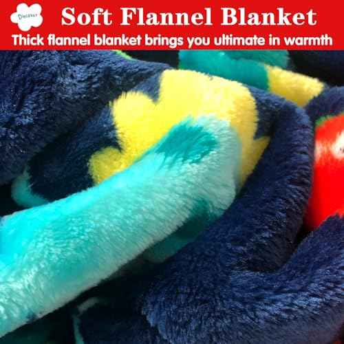 Lukeight Dinosaur Toddler Blanket Gifts for Boys and Girls, Plush Dino Throw Blanket for Kids and Adults, Thick and Warm Kids Blanket Birthday Gifts for Teens (Dinosaur, 50x60 Inches)