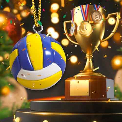 Volleyball Ornament Volleyball Gifts for Teen Girls Players Birthday Keepsake for Christmas Tree Decorations