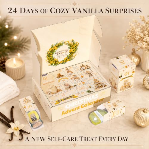Exun Cozy Advent Calendar 2026 - 24 Days Christmas Countdown for Women & Teens