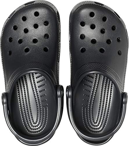 Unisex Classic Clogs for Women and Men - Black, Size 8 Women / 6 Men
