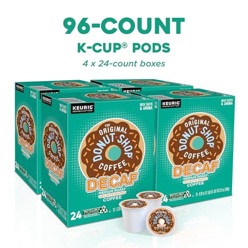 Decaf Coffee Pods - Medium Roast, 24 Count - Recyclable Single-Serve K-Cups