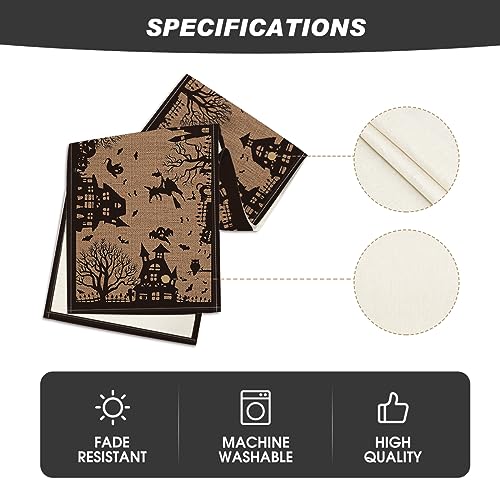 Artoid Mode 13x48 Inch Table Runner - Halloween Decor, 210 GSM, Polyester