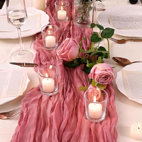 LETINE 72-Pack Clear Glass Votive Candle Holders - Tea Light & Tealight Set