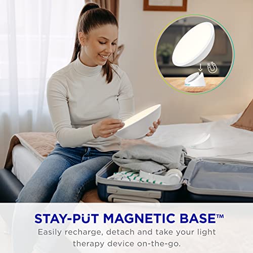 Cordless LED Light Therapy Lamp - 10,000 Lux, Portable & Adjustable