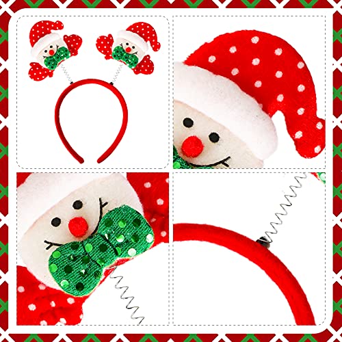Christmas Glasses and Headbands Set - Festive Party Accessories for Holiday Photos