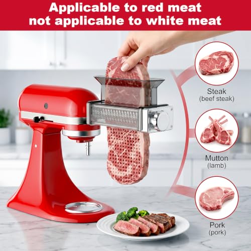 Meat Tenderizer Attachment for KitchenAid Stand Mixer, Adjustable Settings