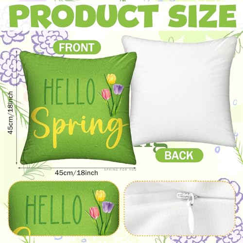 Mindsoft Seasonal Holiday Pillow Covers 20-Pack 18x18 Fall Christmas Decor
