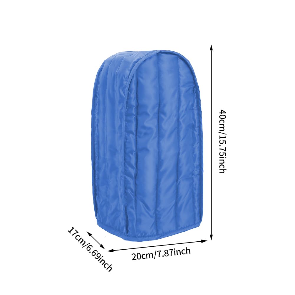 Blender Dust Cover, Polyester Anti-Fingerprint Appliance Cover, Stain & Dust Resistant Protective Sleeve for Stand Mixer, Coffee Maker & Kitchen Blender, Home Kitchen Decor (Blue)