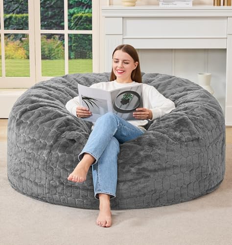 Hobestluk Adults Bean Bag Chair 4FT Big BeanBag Extra Large Oversized