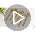 Religious Christmas Gift Set for Women - Christian Kitchen Utensils & Bamboo Cutting Board