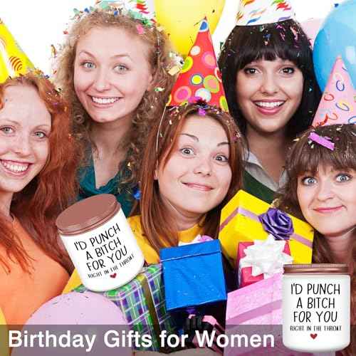 Homsolver Birthday Gifts for Women, Mothers Day, Best Friend Birthday Christmas Gifts for Women, Mom, Friend, Bestie, Sister, BFF, Her, Unique Friendship Lavender Candles Gift Idea