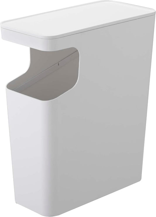 YAMAZAKI home Tower Side table and Trash can Black
