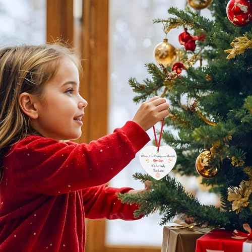 Dungeon Master Gift DND Gift When The Dungeon Master Smiles It's Already Too Late Ornament Keepsake Sign RPG Gamer Gifts DND Player Gifts Dungeon Master Fans Present