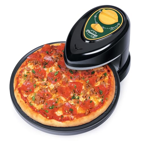 Green & Gold Rotating Pizza Oven - Pizzazz Plus by Presto, No Preheat