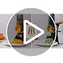 TWOMEOW 5-in-1 Electric Cheese Grater & Salad Maker - Multi-Functional Kitchen Slicer