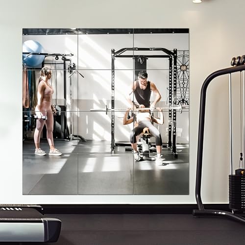 Delma Frameless Mirror Tiles 16x12 Inch Wall Mounted 12Pcs Variation of THIS listing