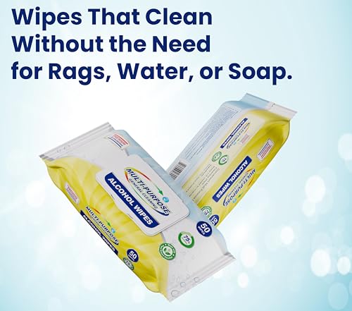 Freshnaps 50 Count Restaurant & Institutional Multi-Purpose No-Rinse Cleaning Wipes – Case of 24