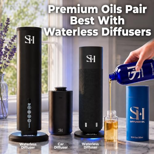SCENTHORIZON Monaco MC01 Hotel Diffuser Oil Refill 10.14 oz - Elegant Floral & Woody Notes, Waterless & Pet Safe