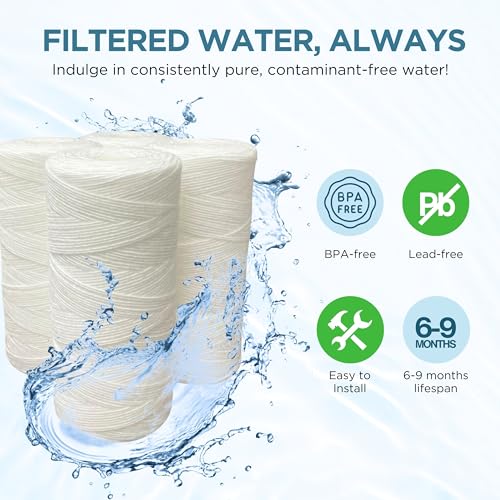 Pelican Water 10-inch 5 Micron Sediment Replacement Filter - 4 Pack