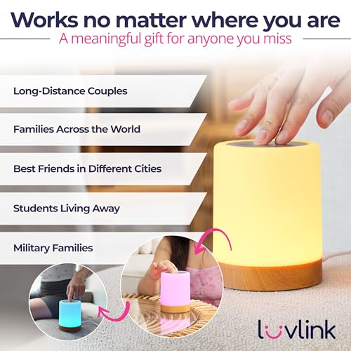 Friendship Lamps No Subscription WiFi Touch Lamp for Long-Distance Relationships - Single