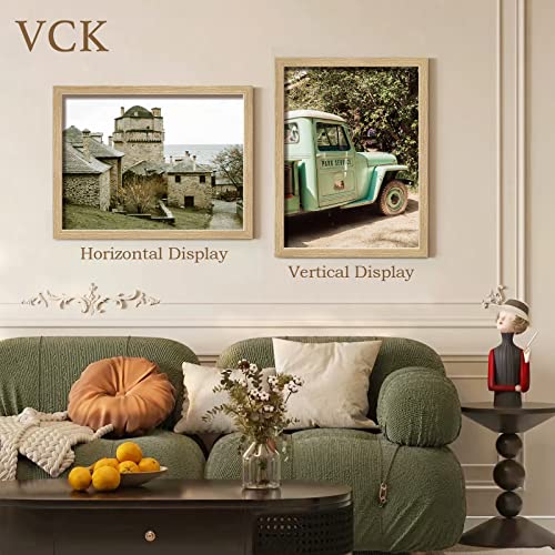 18x24 Poster Frame Set - Natural Oak Wood Wide Border, 3 Pack