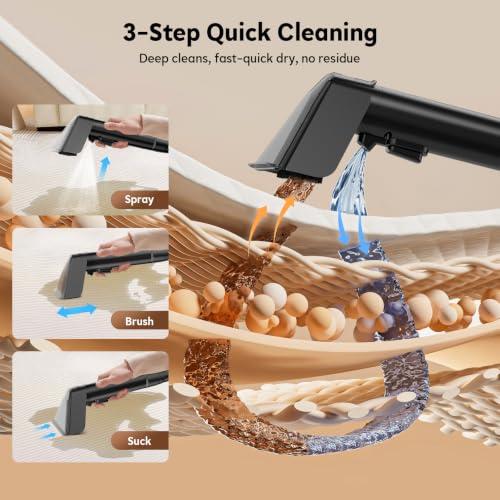 Yoomie Portable Carpet & Upholstery Cleaner Machine - White