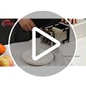 Electric French Fry Cutter with Interchangeable Blades - Silver