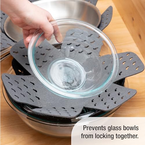 All-Clad Pot Protectors 6-Piece Kitchen Organizer for Cast Iron & Glass
