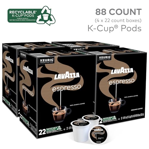 Lavazza Espresso Keurig K-Cup Pods Medium Roast 88-Count Box