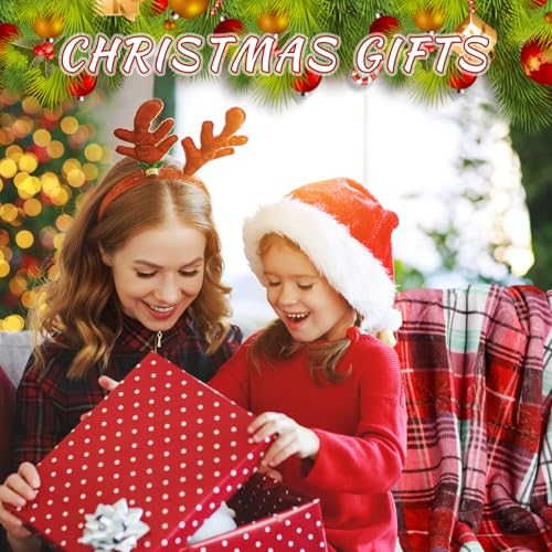 Tiamon 2-Pack Christmas Throw Blankets 50x60in, Buffalo Plaid Holiday Decor