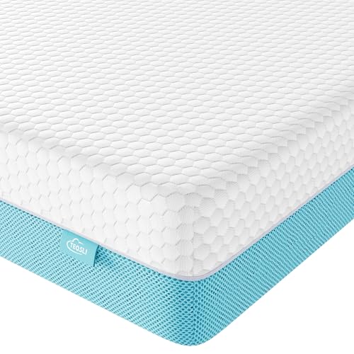 Toddler Crib Mattress 52 x 27.6 x 4.5 Inch Memory Foam Breathable Washable Cover