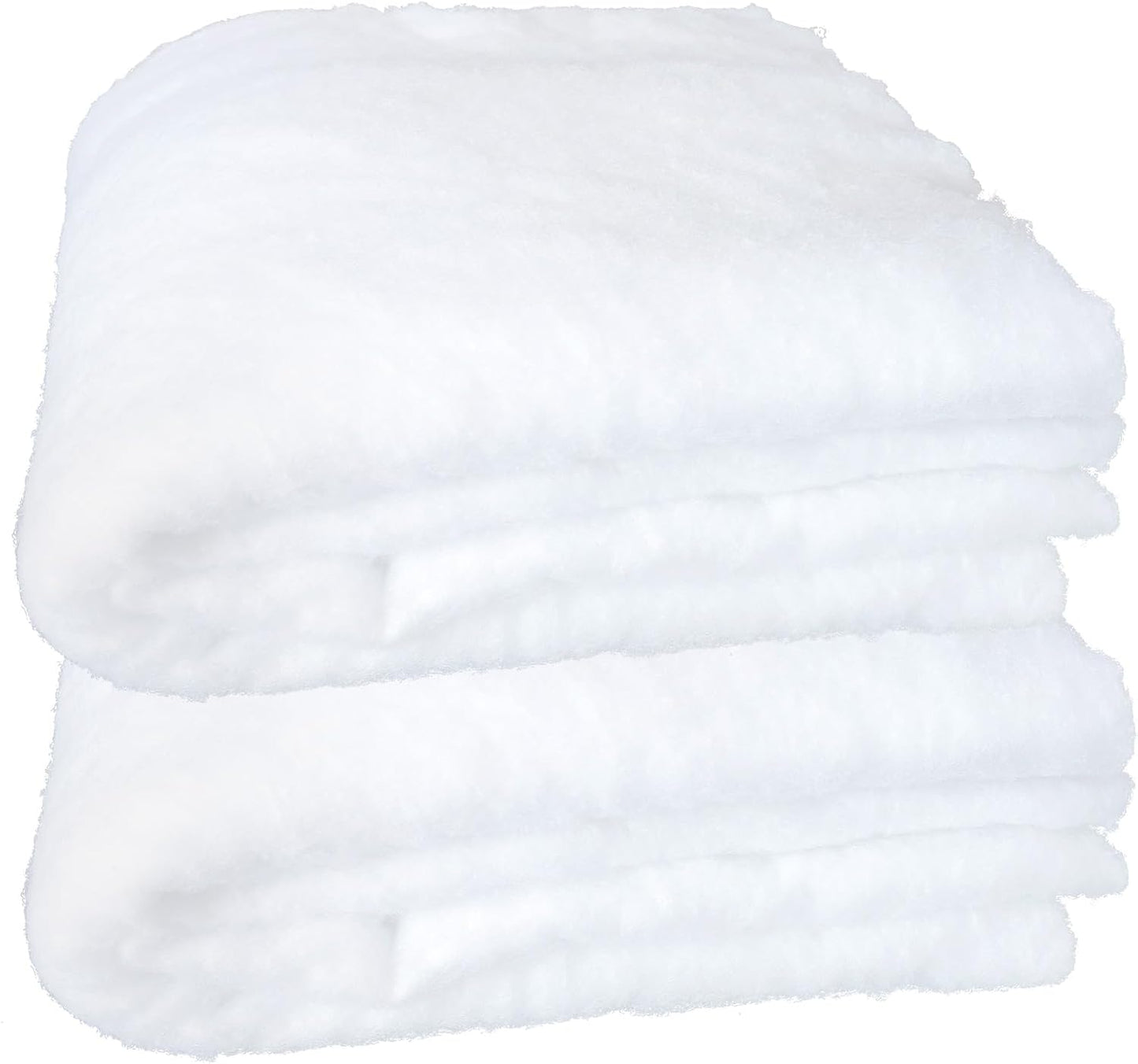 Skiennix Fake Snow Blankets - Perfect for Christmas Village Decor | 2 Pcs, Each 31.5 x 94.5 Inches