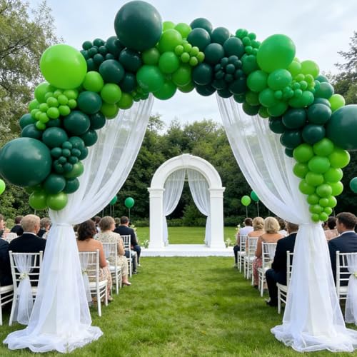 Green Latex Balloons 12-Inch 100 Pack for Party Decorations, Weddings, Christmas