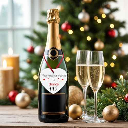 Dancer Gift Christmas Ornaments Dance Lover Gifts Inspirational Gifts Dancer Friends Sister Ballet Jazz Hip Hop Latin Gift Dance Recitals Teams Encouragement Ceramic Ornament