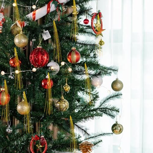 2000pcs Christmas Tinsel Icicle Strands for Tree Decoration, Holiday & Party Decor