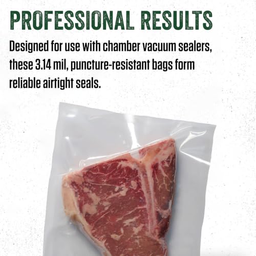 LEM MaxVac Pro Chamber Vacuum Sealer Bags 10x13 Inches - 250 Count