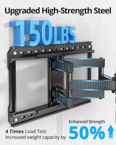 Full Motion TV Wall Mount Bracket 37-97 Inch TVs - Adjustable Swivel Tilt