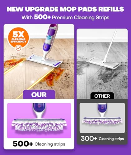 52 Count Deep Clean Mop Refill Pads for Swiffer Power Mop - Multi-Surface