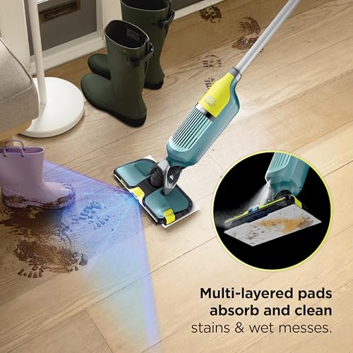 Shark VACMOP Reveal Cordless Spray Mop with 4 Pads - Green VM401