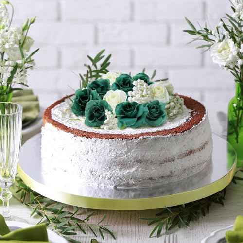 Yinsun 50pcs Mini Green Roses Artificial Flower Heads, 1.57¡± Green Flowers Silk Fake Flowers for DIY Wedding Bridal Shower Decor Baby Shower Party Christmas Decoration