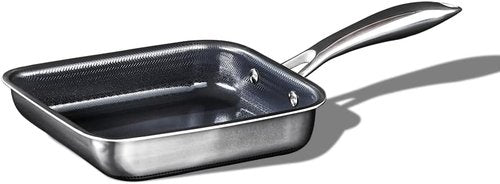 HexClad Nonstick Japanese Tamagoyaki Egg Pan - Stay-Cool Handle, Dishwasher & Oven-Safe, Induction Ready