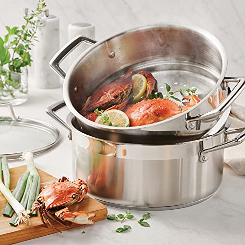 Tramontina 5 Qt Stainless Steel Steamer Set for Cooking & Steaming