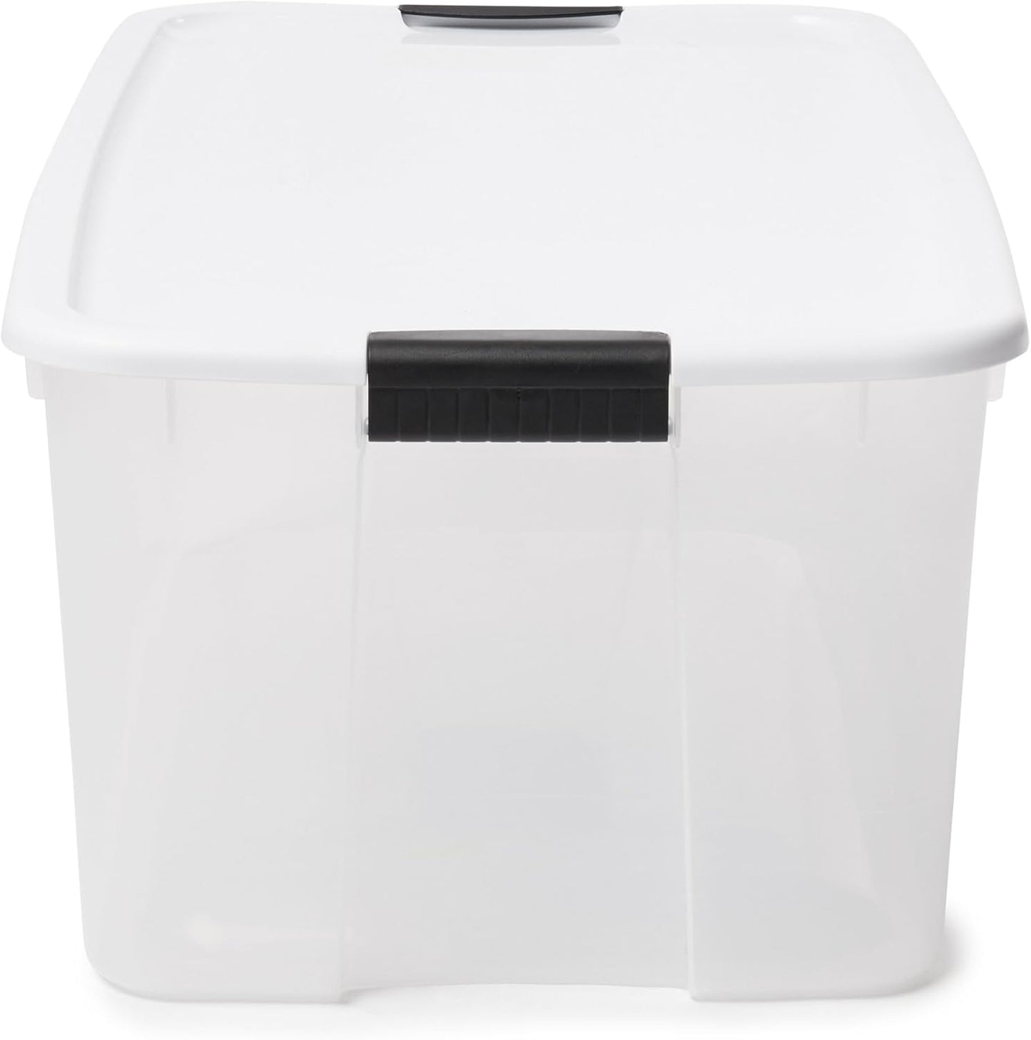 Sterilite 16-Pack Ultra Latching Storage Bins - Heavy-Duty Clear Plastic Organizing Containers, 116 Quart