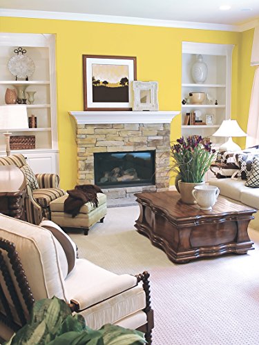 PRESTIGE Paints Interior Paint and Primer in One, 1 Gallon, Semi-Gloss, Godiva Gold