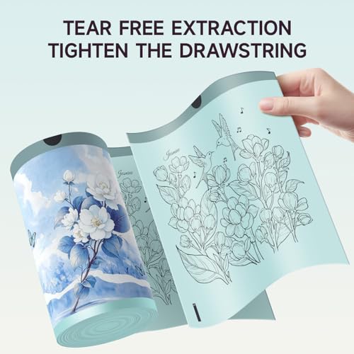 Multicolor Floral Scented Garbage Bags 4 Gallon Drawstring Pack of 4 - Lavender, Jasmine, Rose, Lily of the Valley