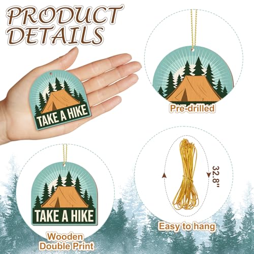 Vercraft 36-Piece Hiking Christmas Ornaments Set with 12 Styles