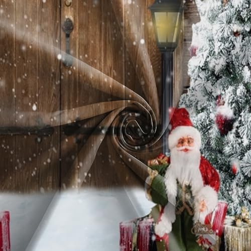 Hraiufc 52x84 Inch Blackout Curtains for Living Room Bedroom Xmas Holiday Decor, Pack of 2