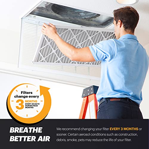 BNX 20x20x1 MERV 11 Air Filter 6-Pack for HVAC, Allergies & Dust - USA Made