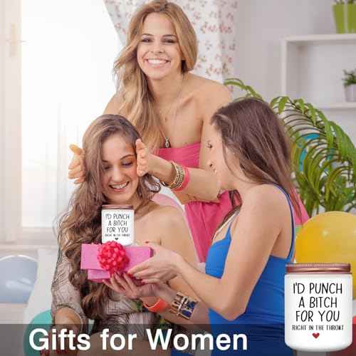 Homsolver Birthday Gifts for Women, Mothers Day, Best Friend Birthday Christmas Gifts for Women, Mom, Friend, Bestie, Sister, BFF, Her, Unique Friendship Lavender Candles Gift Idea