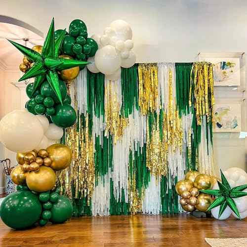 120pcs 5 inch Dark Green Balloons, small Forest Green Latex Balloons for Christmas Jungle Football Tropical Safari Birthday Party Decorations